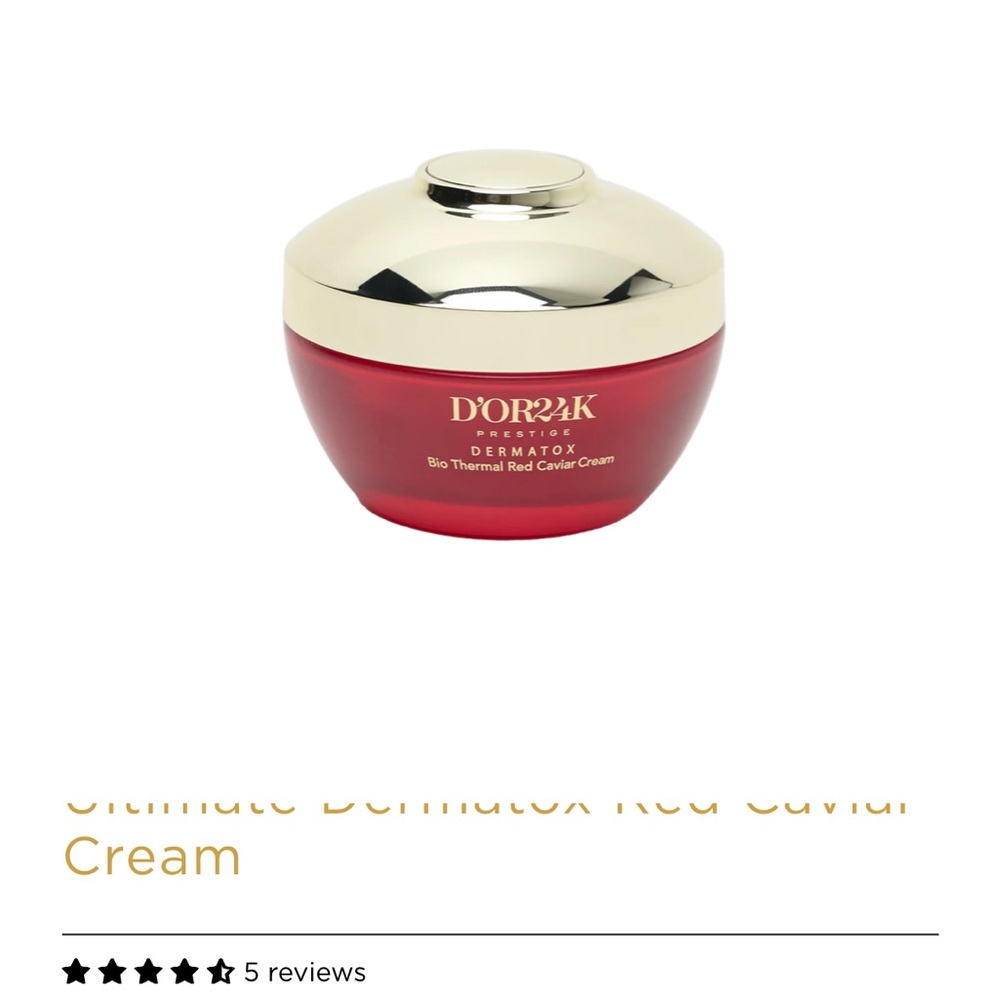 Red and Gold Bio Thermal Red Caviar Cream